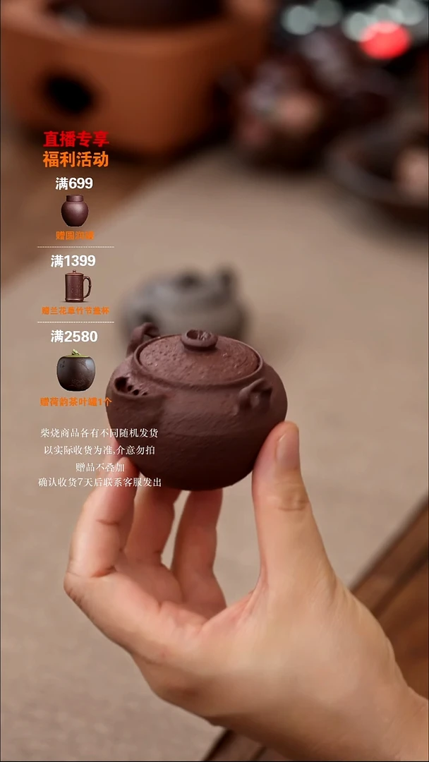 茶壶紫砂小红宝瓶