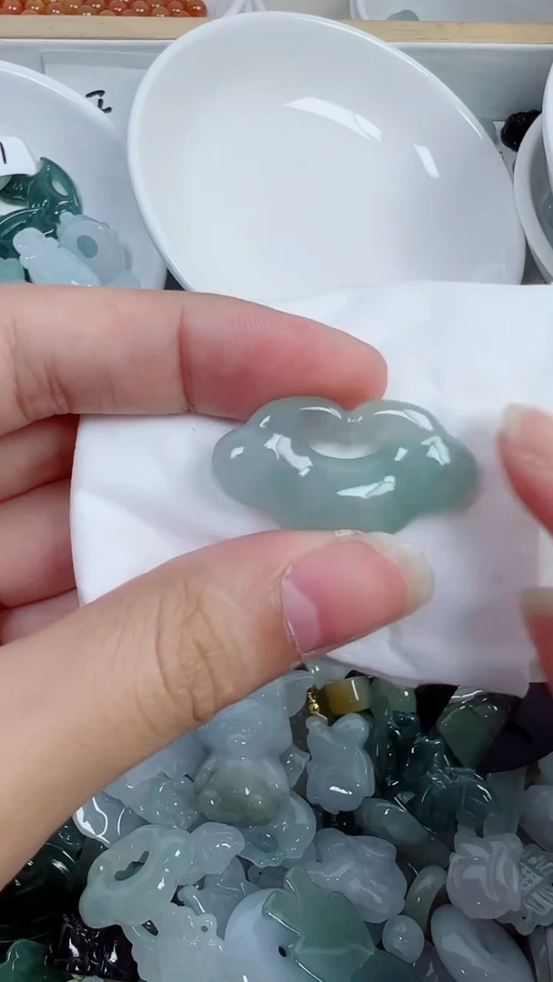 散珠翡翠322号链接，A货翡翠