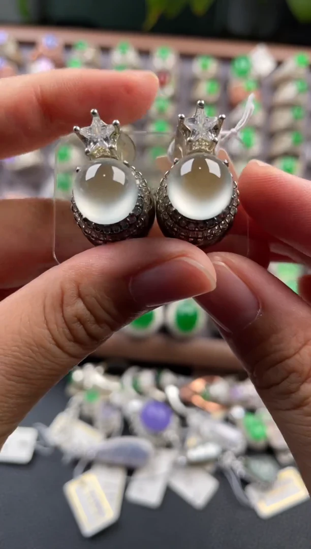 未镶嵌定制翡翠天然缅甸翡翠戒面 11.6