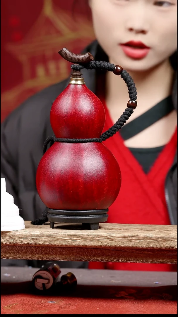 701号纯手工制作天然大漆真葫芦【不包全品介意慎拍】