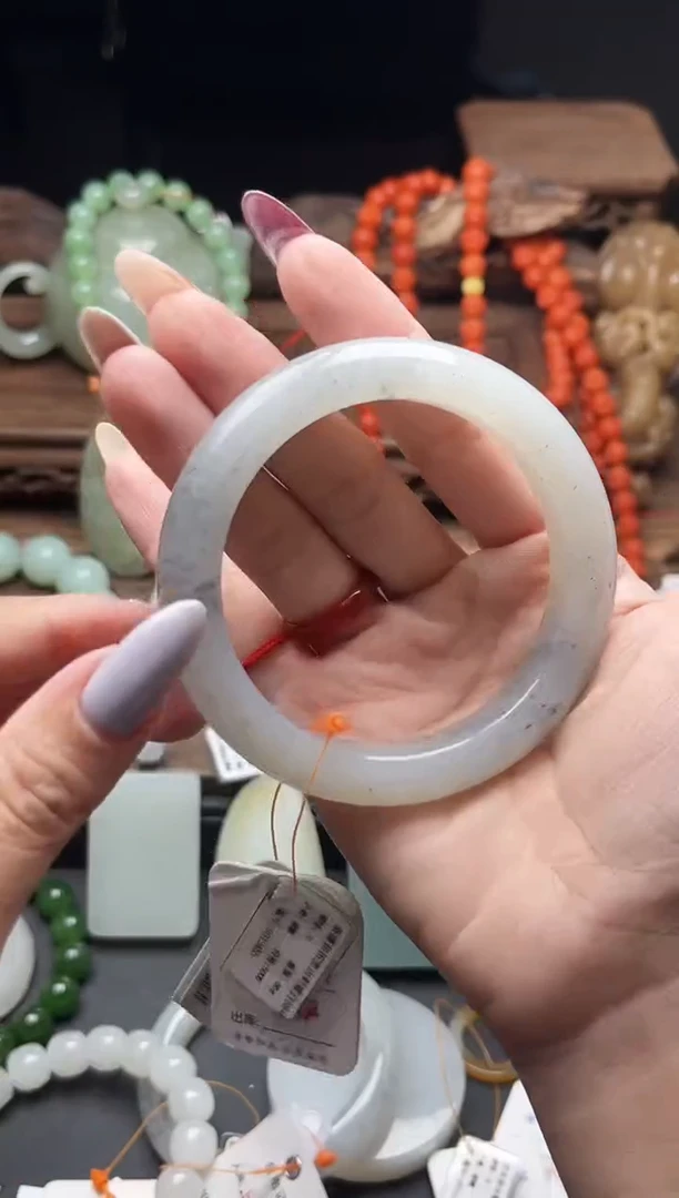 未镶嵌手镯和田玉新疆黑山 58圈9013455