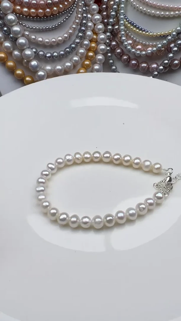 淡水珍珠未镶嵌颈饰1