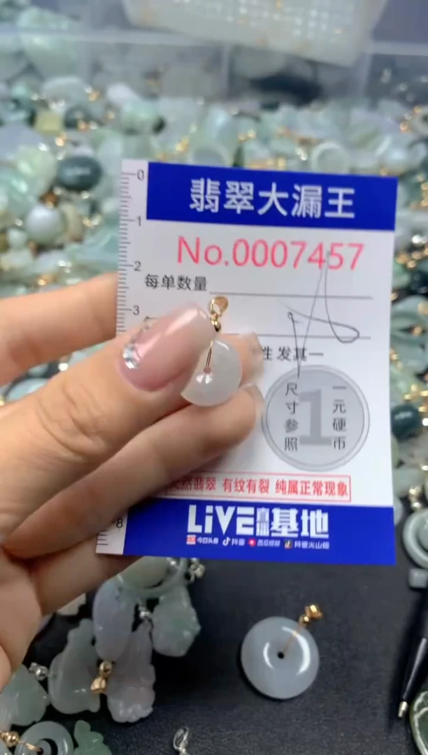 颈饰未镶嵌翡翠7457