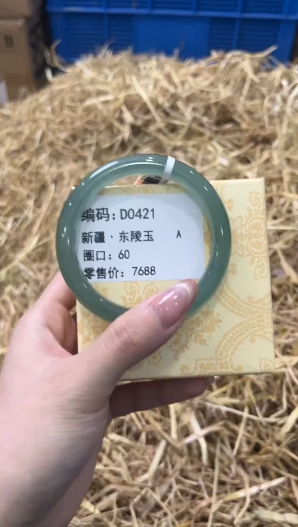 未镶嵌手镯石英质玉D0421