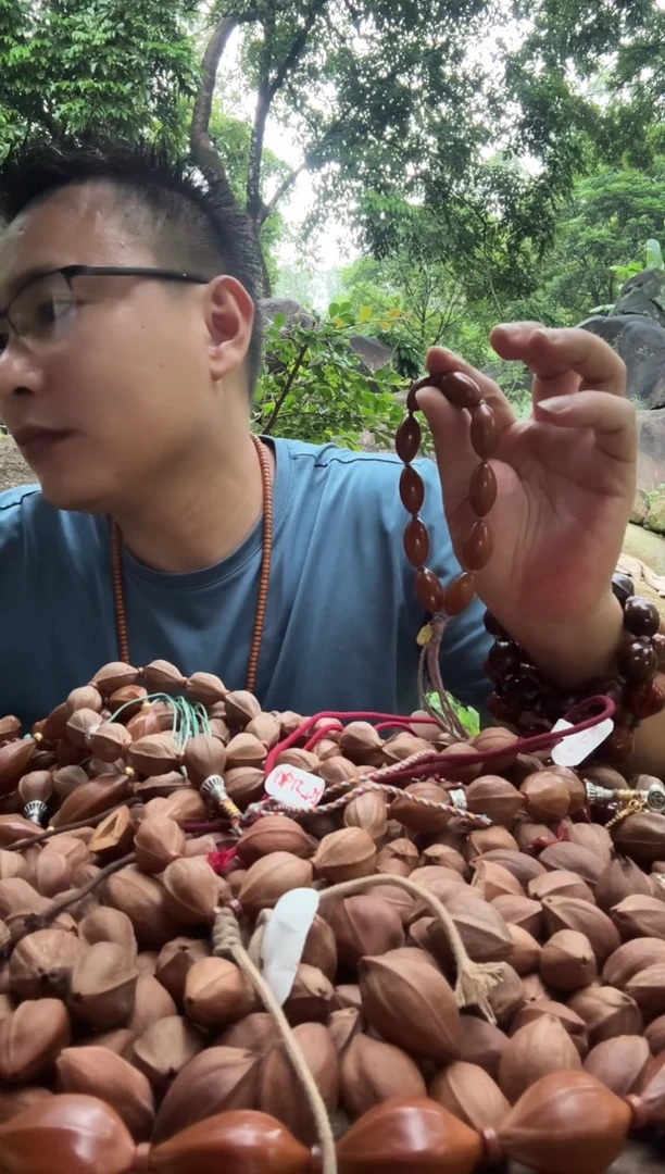 橄榄核手串鹅蛋光珠 橄榄核核雕手串 下播福利 44