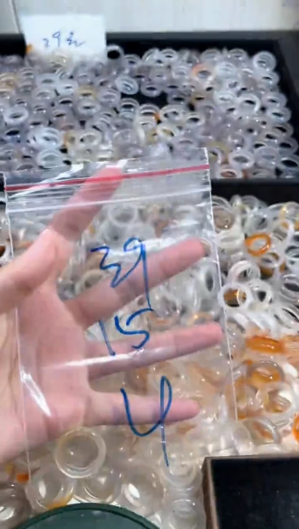 玛瑙/玉髓戒指未镶嵌39