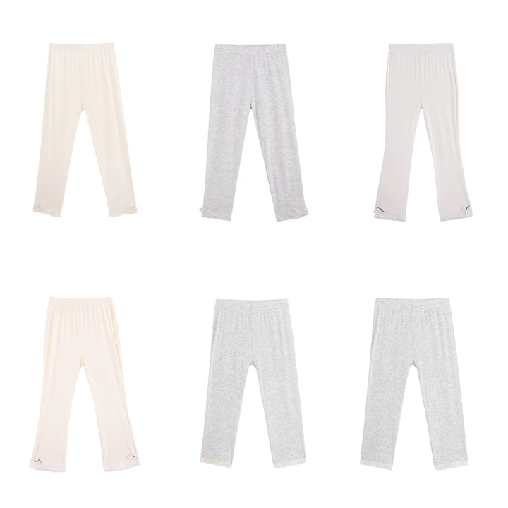 皇室童缘2025夏季女童新品时尚休闲舒适打底裤合集