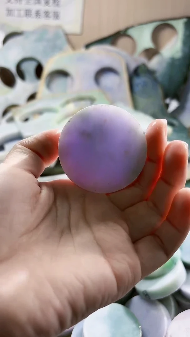 翡翠未镶嵌颈饰翡翠A货 姜谭916