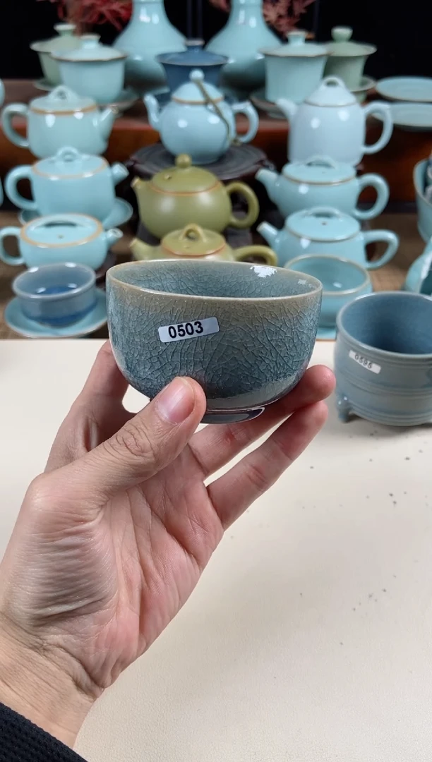 【闪购商品】其他503号瑶宝原泥胎煤柴烧天蓝