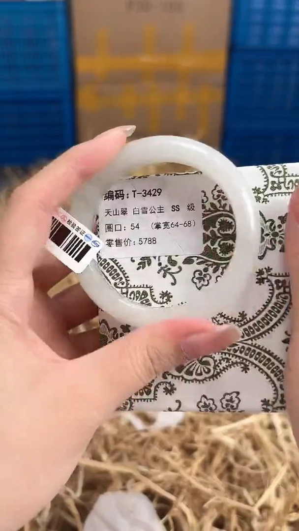 未镶嵌手镯石英质玉T-3429