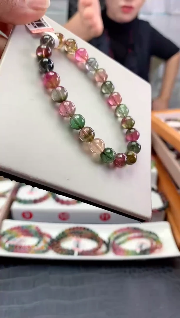 未镶嵌手串碧玺多样性发一条