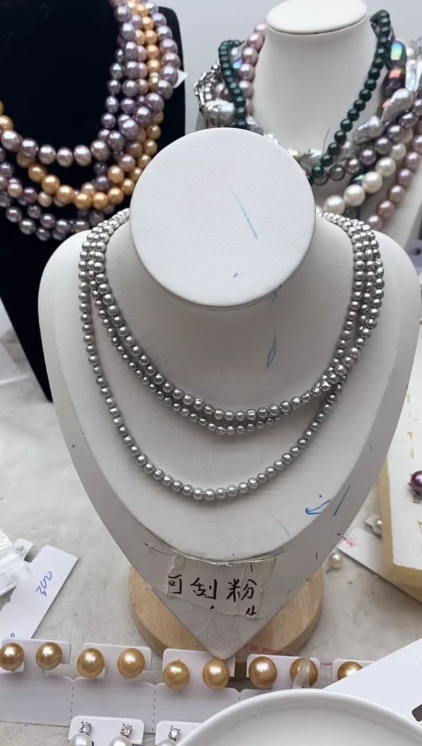 【闪购商品】淡水珍珠颈饰钛钢141