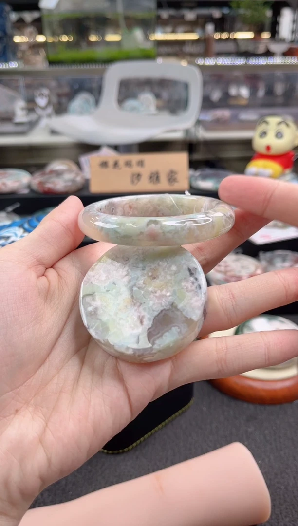未镶嵌手镯石英质玉56--58圈口（赠品镯心）3S987255