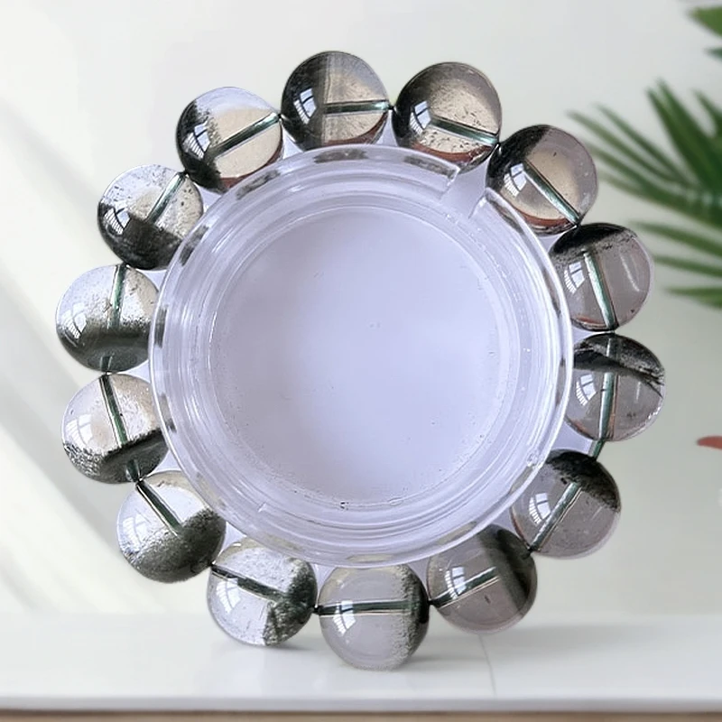 【璐璐珠宝·绿幽灵】收藏级水晶手串绿幽灵半盆（多样性发其一）