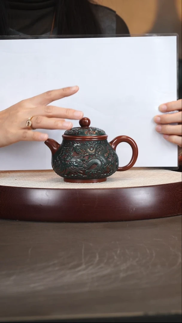 茶壶紫砂潘洪均/大红袍/潘壶/220c