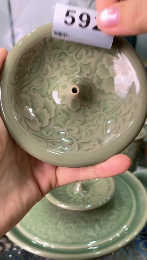 耀州窑L010全手工香插 一个【592号】