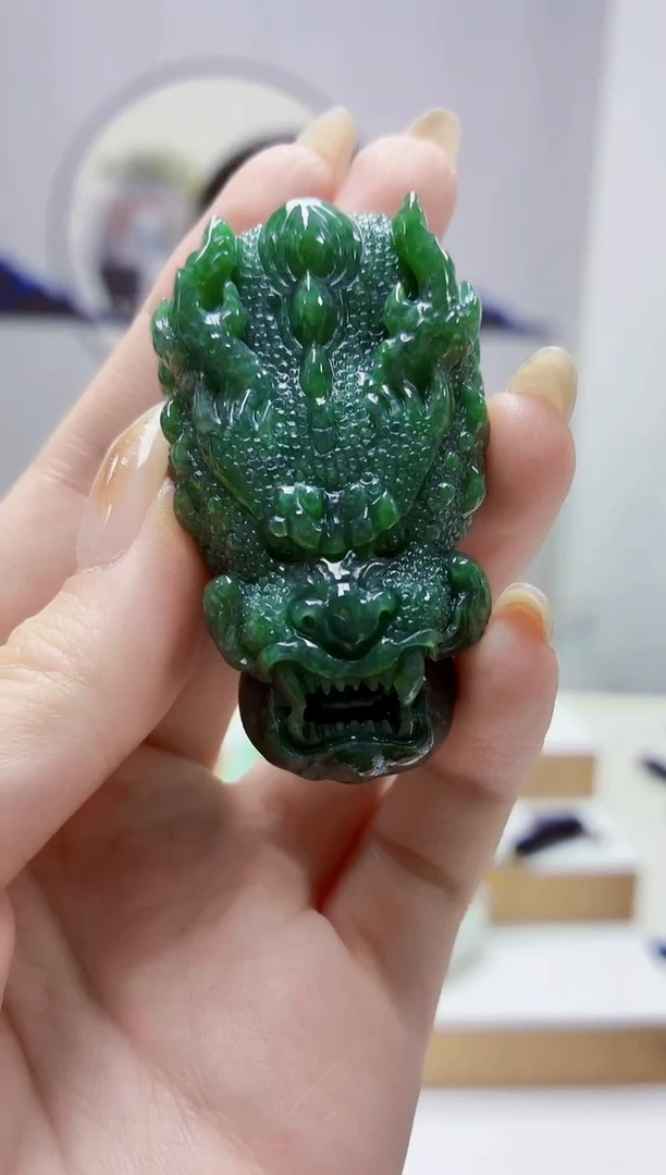 未镶嵌定制翡翠4852jw-毛货挂件31