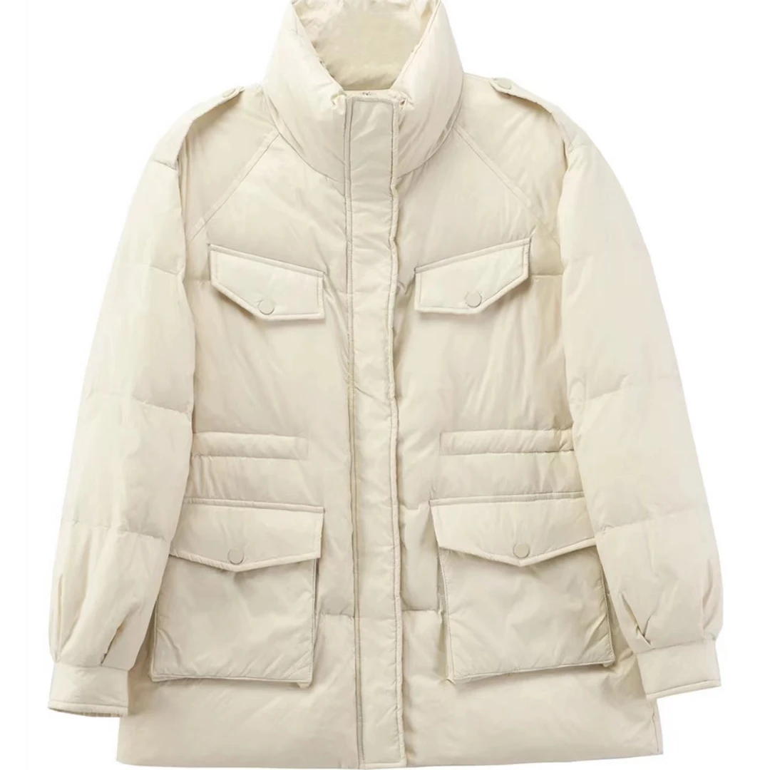 冬季新款百搭高级感立领羽绒服 H2256