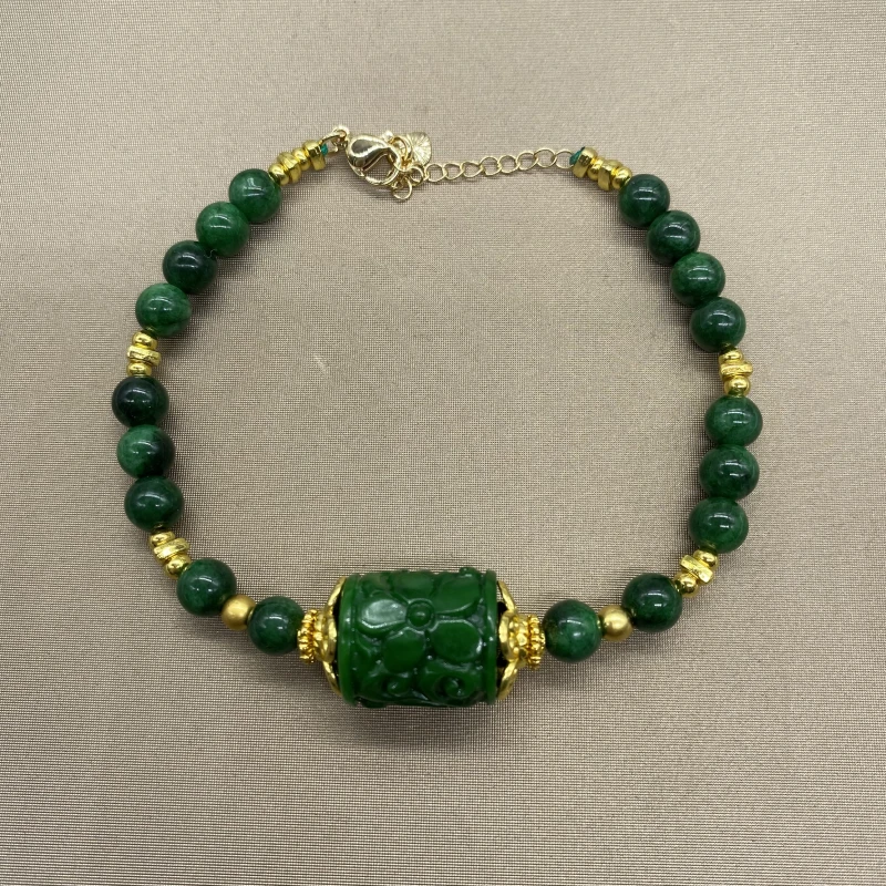 【绿意盎然 永恒暖阳】绿手链JM15438