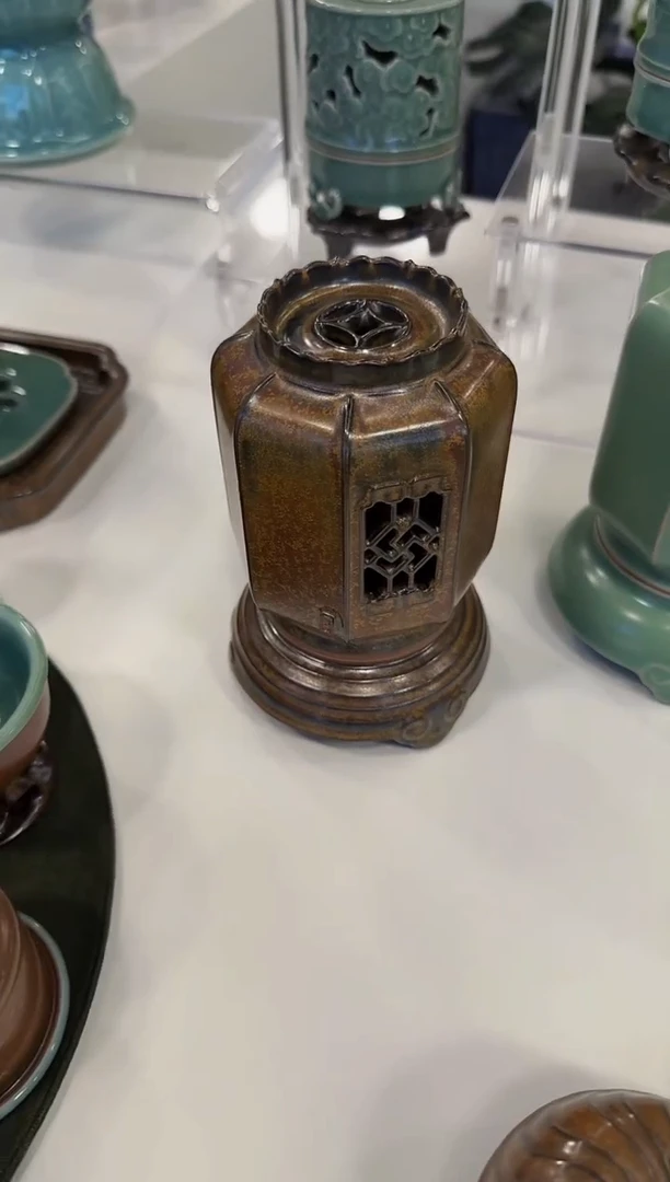 杯名家黄柯八方宫灯炉