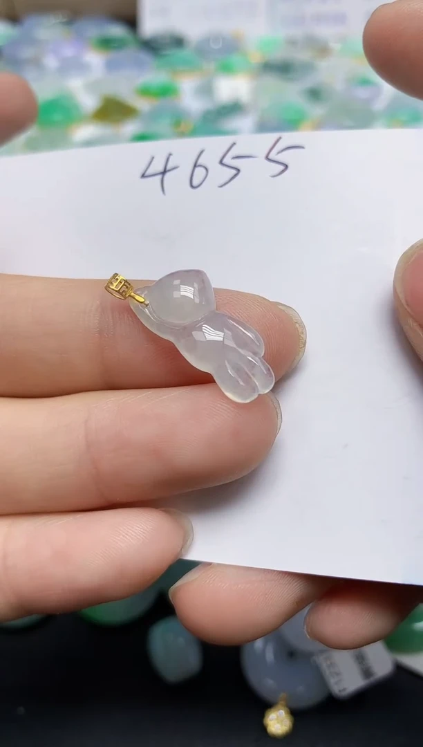 翡翠未镶嵌颈饰天然缅甸翡翠A货