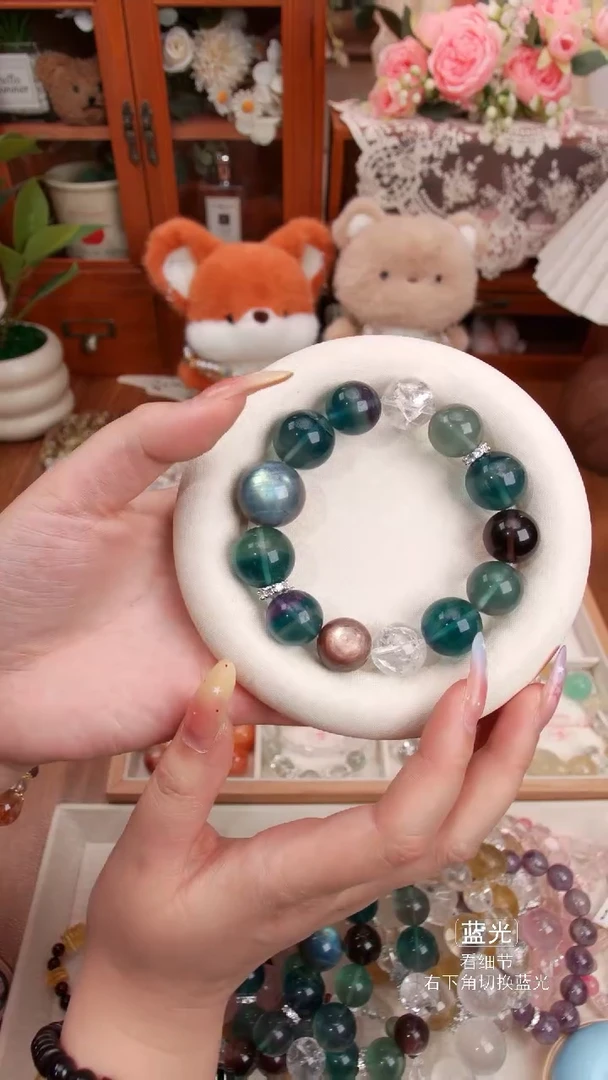 水晶手链未镶嵌先***说056多样性发货 发其一