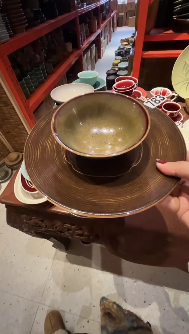 瓷片莫*急783黑金2件