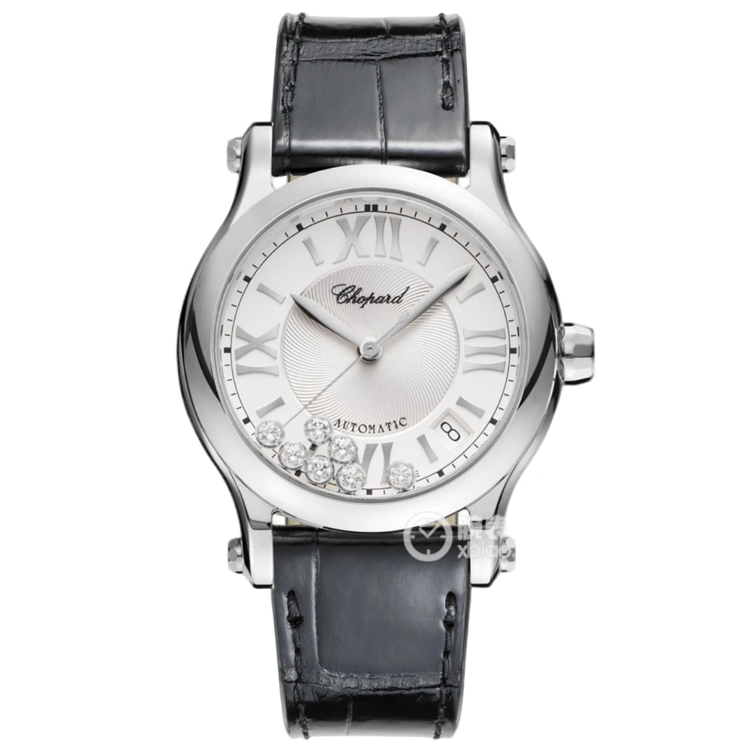 99新 Chopard/萧邦 快乐七钻女士自动机械腕表 36盘 278559-3001
