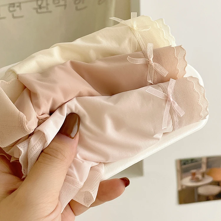 Mandsibil曼德西比利舒适薄款中腰内裤女士2025年新款抗菌面膜裤