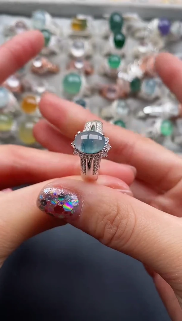 未镶嵌戒指翡翠444444444+7