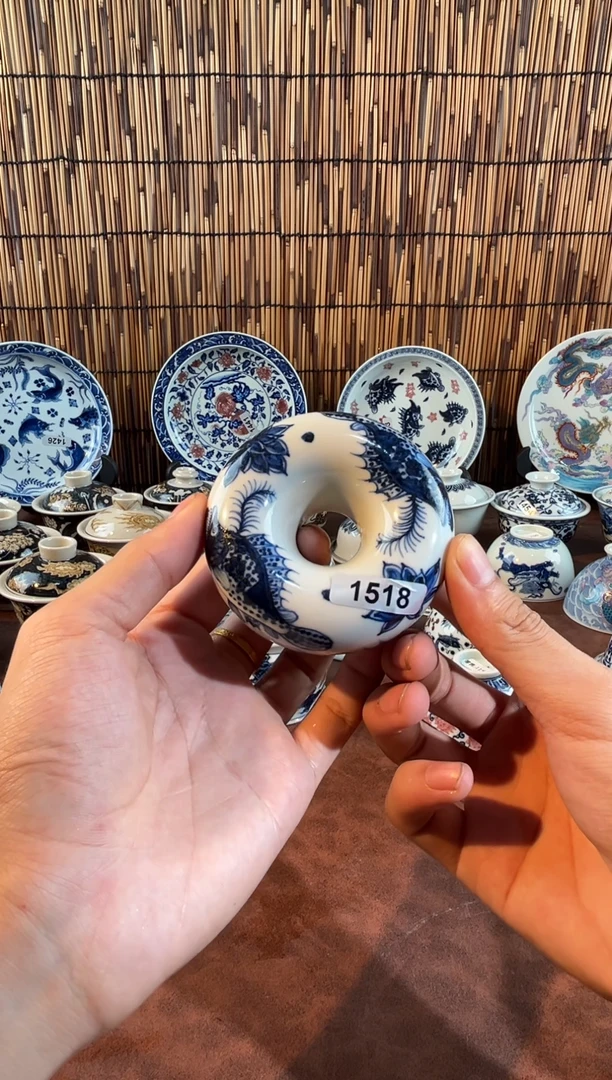1518天禄言瓷纯手绘茶器