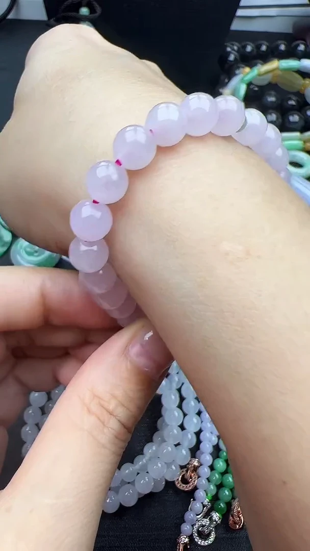 未镶嵌手串翡翠玉珠手串