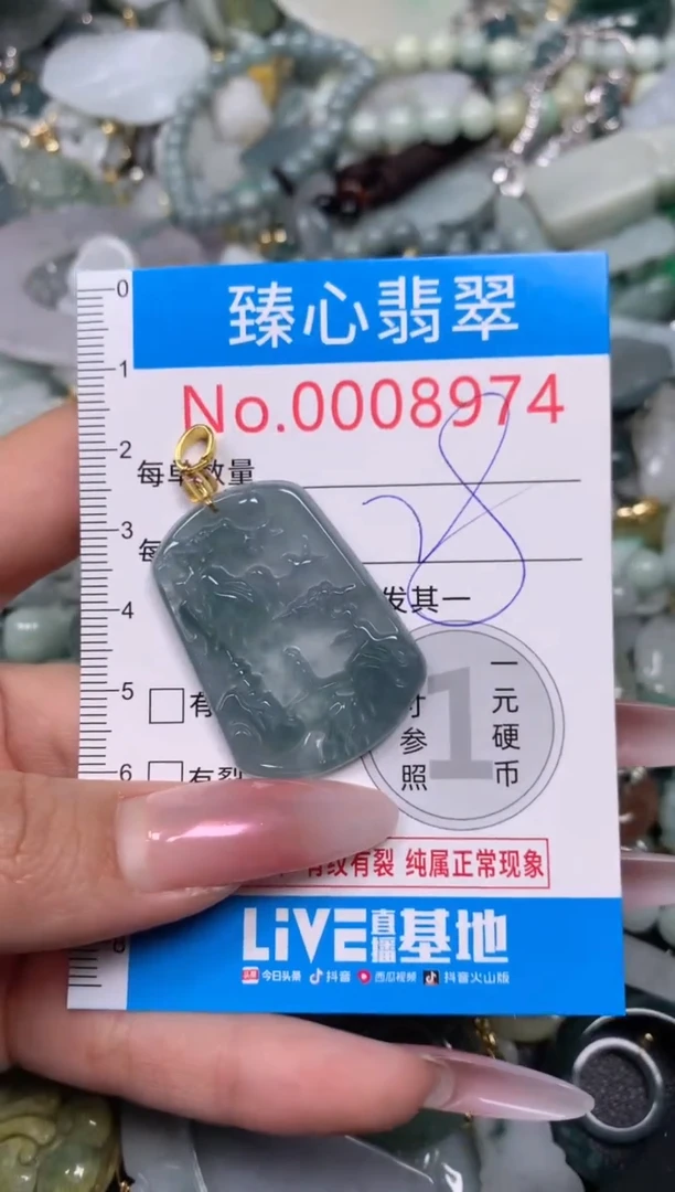 【闪购商品】翡翠颈饰未镶嵌含绳0008974