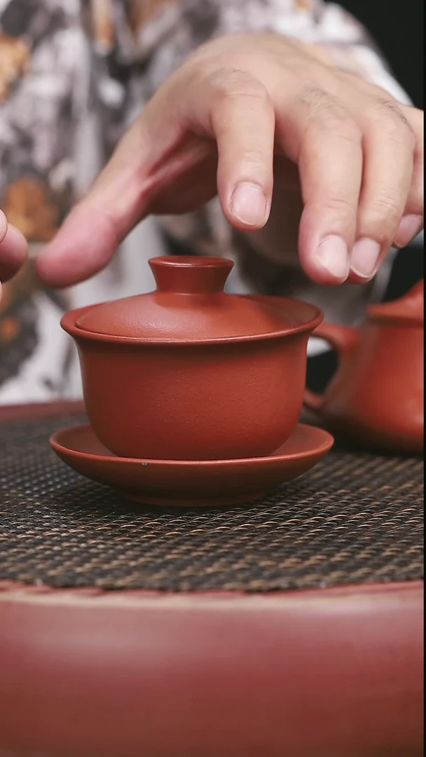 茶壶紫砂小红泥盖碗