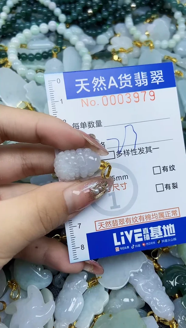 翡翠未镶嵌颈饰天然A货翡翠