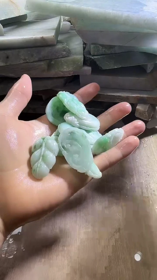 裸石翡翠天然翡翠A货花702