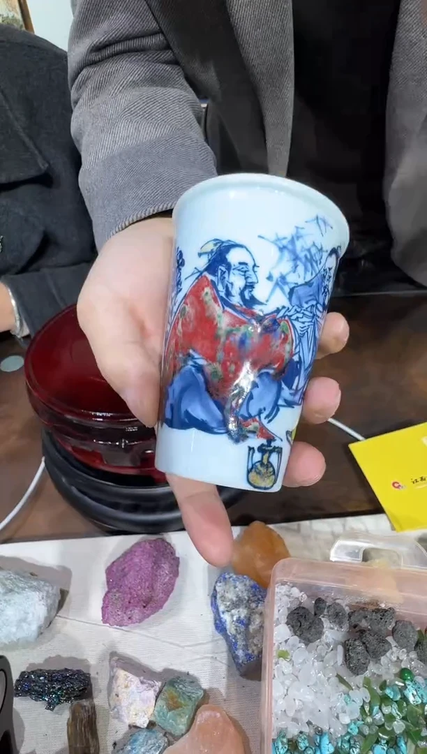 摆件陶郭晋陶瓷流水-13