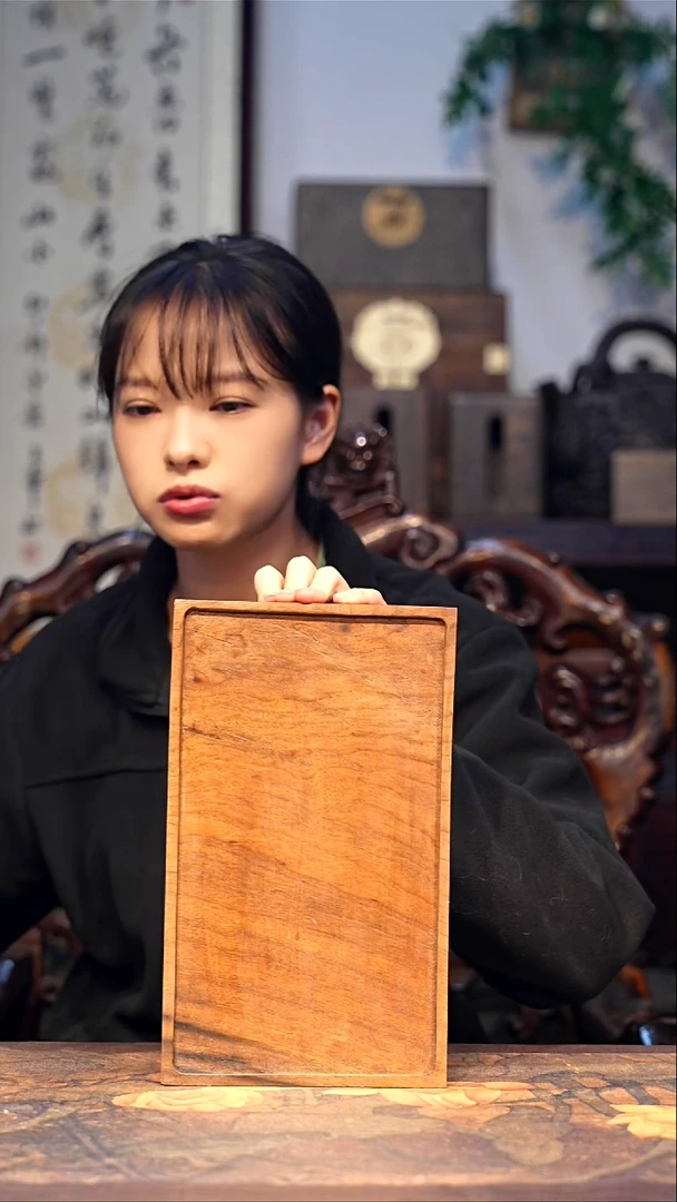 金丝楠【57】小叶金丝楠 吨吨脚创意设计小果盘 茶台 承物