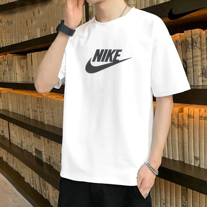 NIKE耐克短袖男装上衣2025新款跑步运动服休闲半袖宽松T恤 AR5005