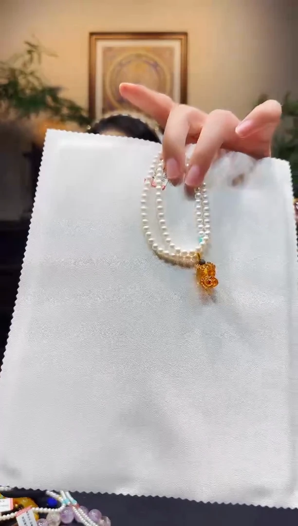 颈饰未镶嵌淡水珍珠两圈手串