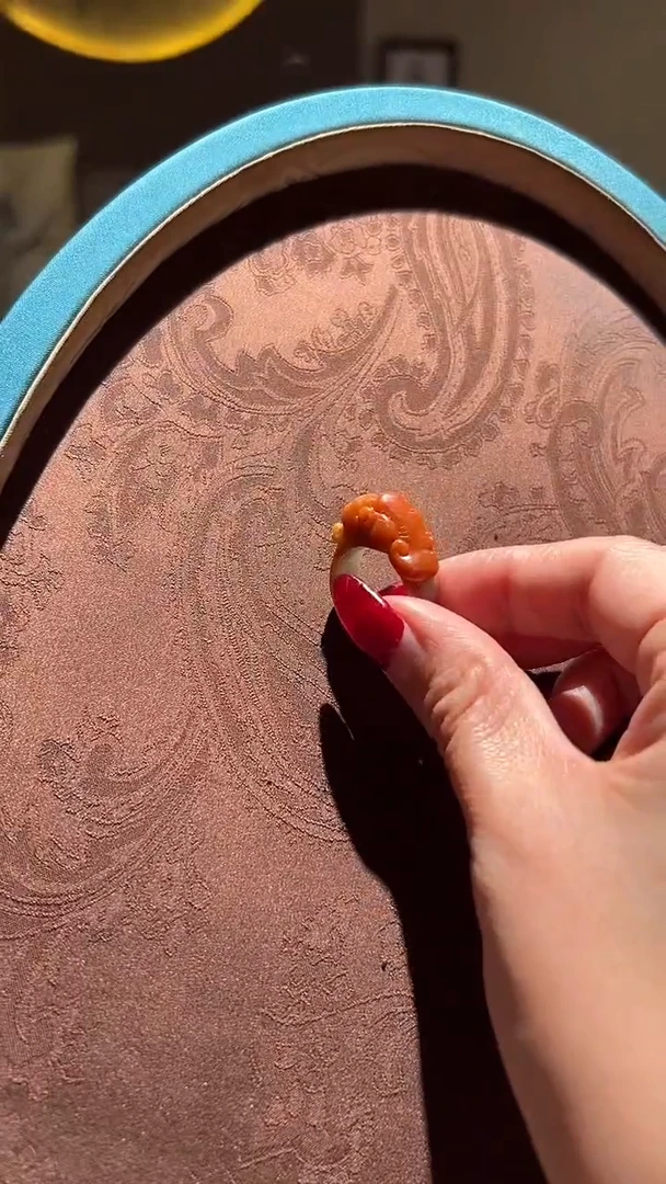 【闪购商品】翡翠戒圈未镶嵌红翡绿翠 07号