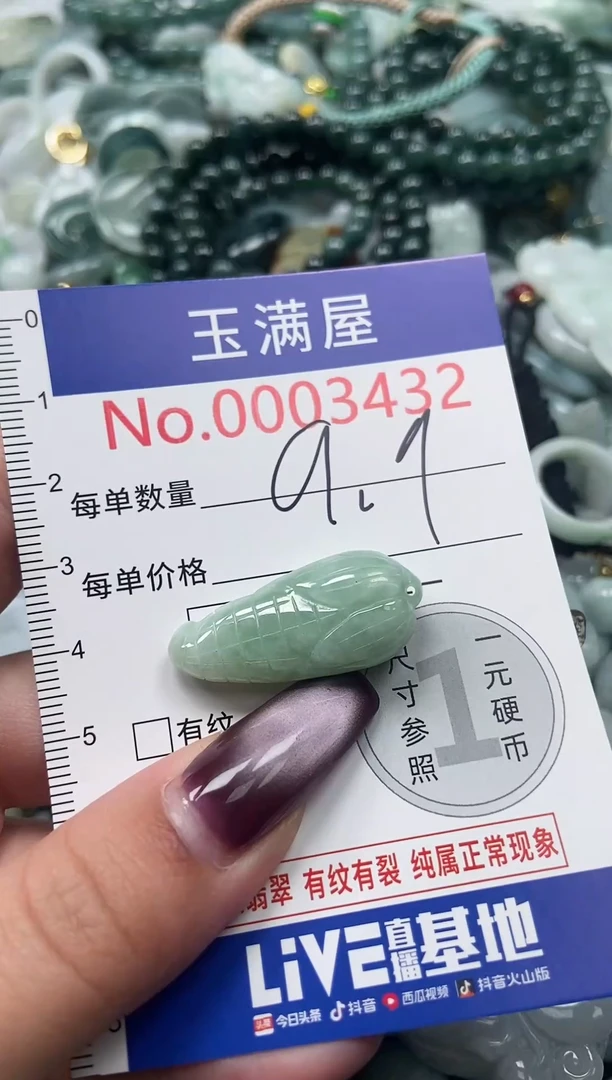 颈饰未镶嵌翡翠3432