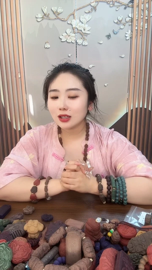 泥塑御赐降真关二爷手串1条