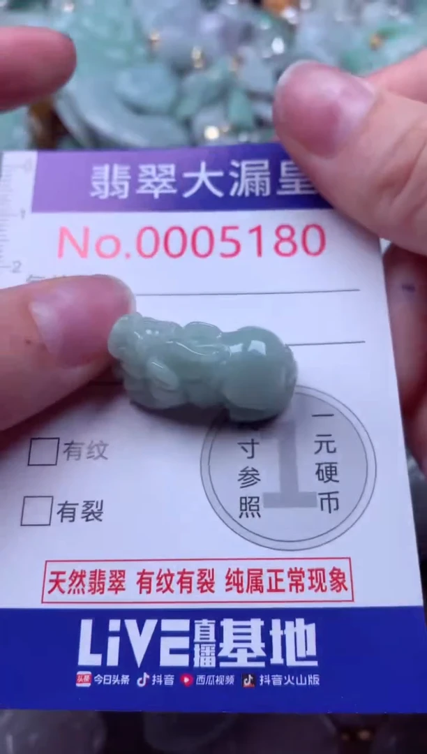吊坠(不含链)未镶嵌翡翠5180