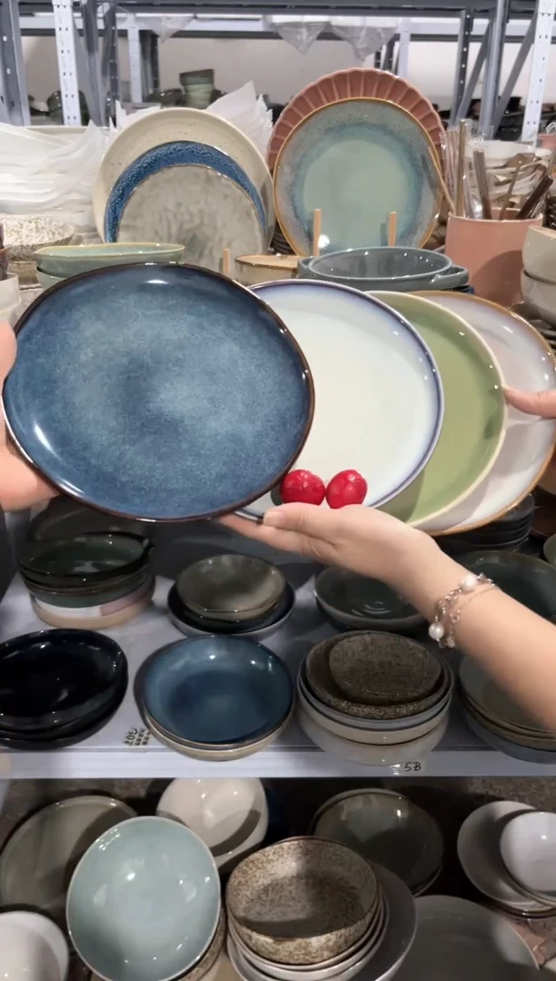 【闪购商品】瓷片外贸尾货微瑕满20包邮X4 小盘组合