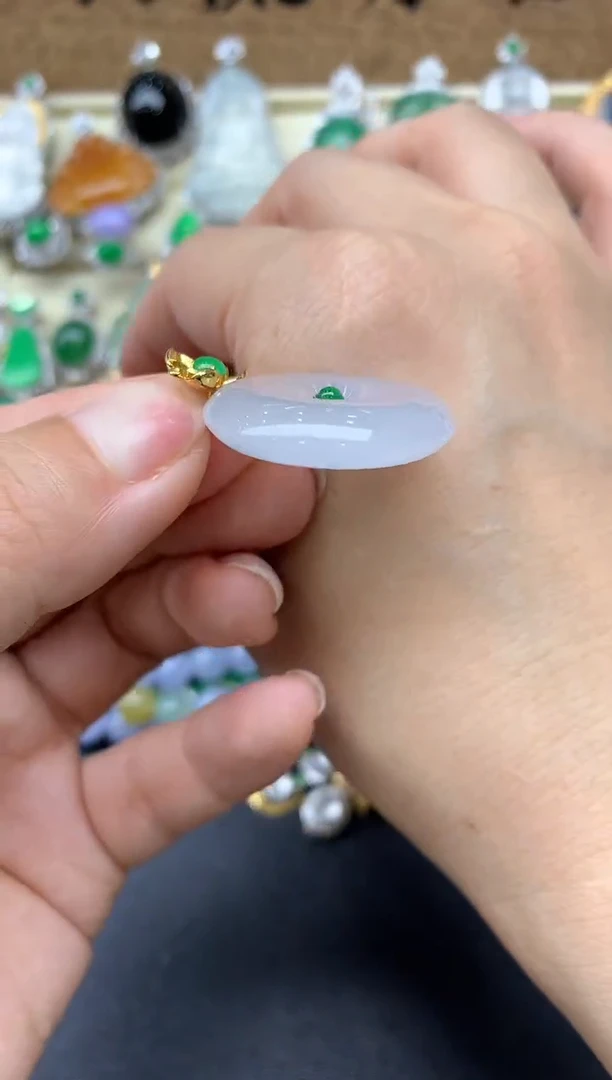 【闪购商品】翡翠颈饰18K金镶嵌272-中国好珍宝