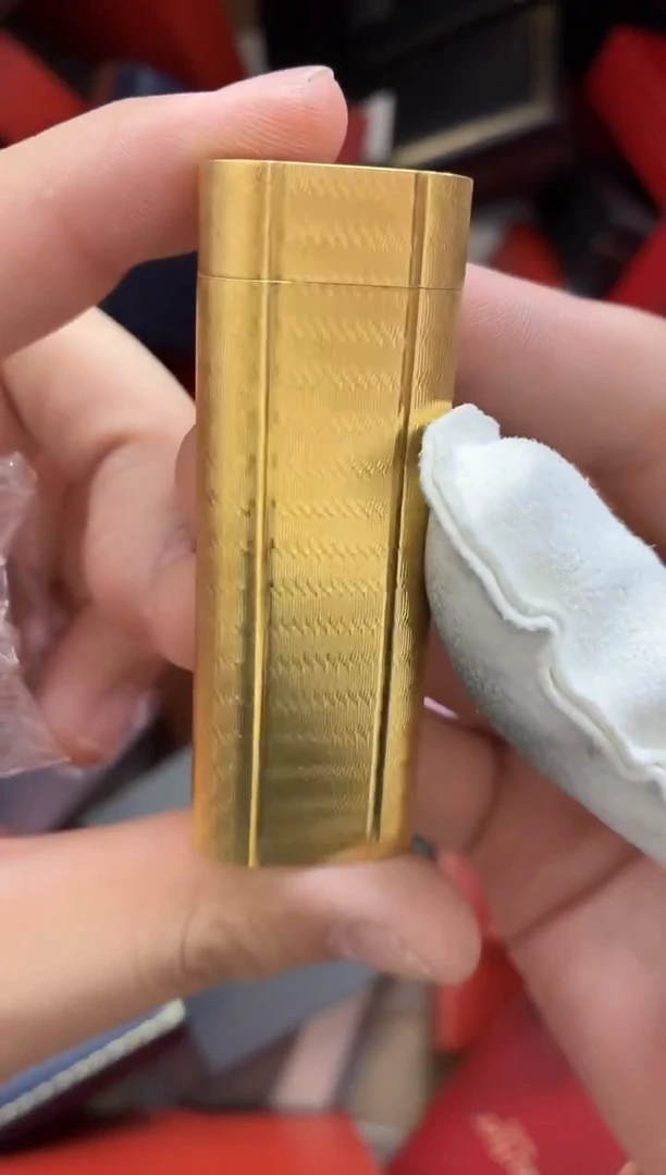 卡圆柱金柳叶打火机