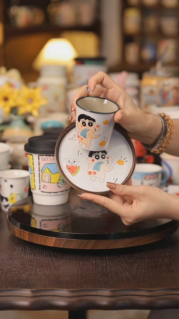 摆件景德镇釉下彩绘设计师款式陶瓷