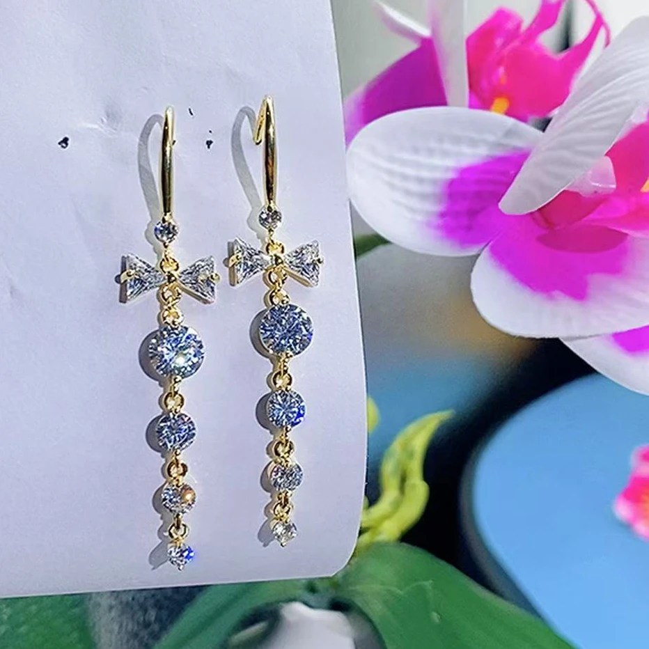 铜合金锆石耳饰 （25号）精致优雅女人味时尚百搭耳饰耳环