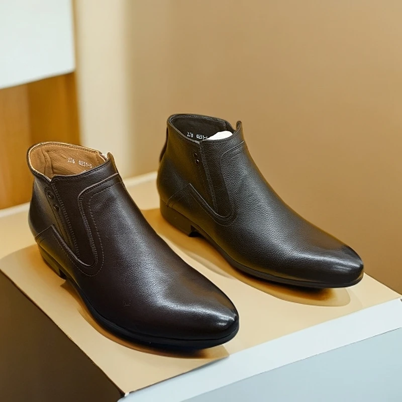2024年新款男士商务休闲皮鞋